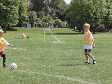 Gavin's First Soccer Game