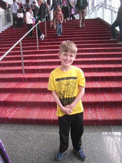 img_5281 Gavin after his Discover Dance performance in Benaroya Hall. He was very proud of himself.