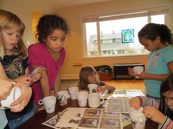 img_0082 Time to decorate mugs with an African theme since we're flying out to South Africa the day after Zoe's birthday.