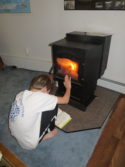 img_1744 Gavin enjoying the warmth of a pellet stove. Flagstaff, which is at 7,000', was very chilly. We experienced a striking 10+° temperature drop in a few minutes as...