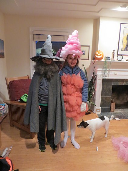 img_2676 Zoe the wizard and Cornelia the umm...not sure what. She must smell good; at least her left knee.