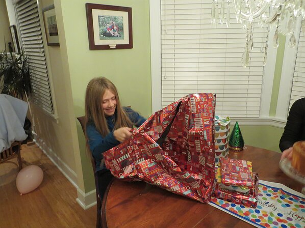 img_2928 Next up is family birthday present unwrapping.