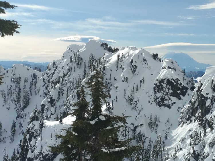 camerazoom-20170129112517902 The view from the top of Alpental's chair looking towards Mt Rainier.