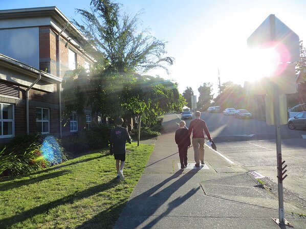 img_3776 Heading into school with a nice splash of evening sun.