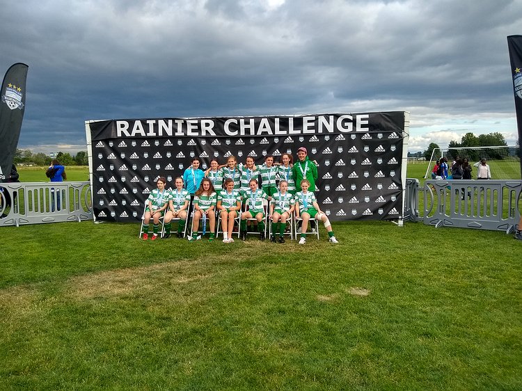 2019-06-23 18.26.03-1 Celtic G05 Green, second place finishers at WPFC's Rainier Challenge tournament in Puyallup. Zoe's first tournament playing with Celtic and her first tournament...