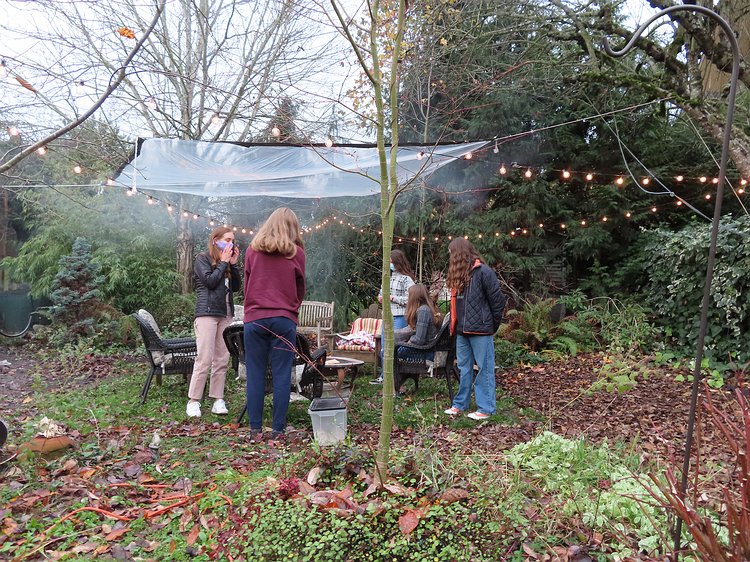 img_2893 Prepping the outdoor, socially distanced birthday gathering around a firepit.