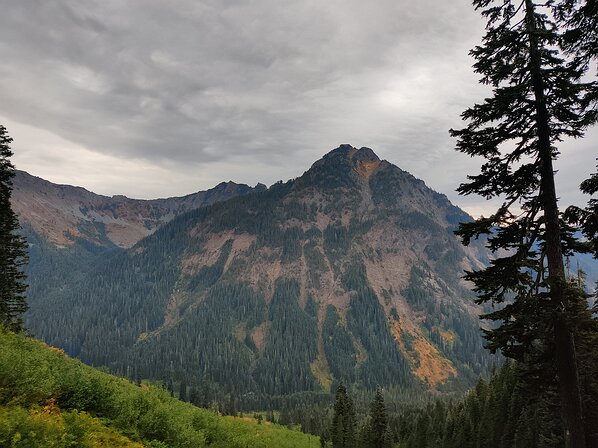 2022-09-28 13.46.41 Looking across Gold Creek valley to Alta Mountain before descending back to the trailhead from Alaska Lake.