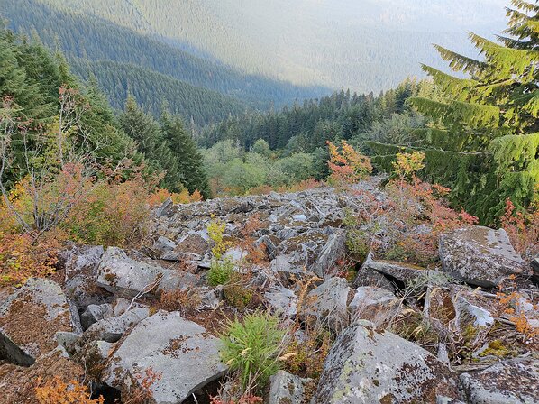 2022-10-06 16.19.36 Back down the talus slope.