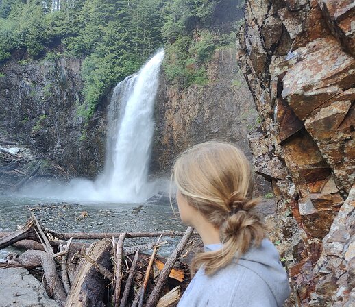 2022-07-04 19.22.33 Franklin Falls with some remnants of avalanche debris from a couple winters ago.