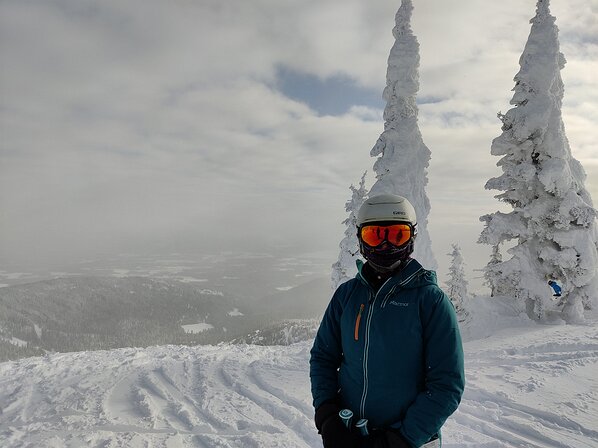 2022-12-21 11.11.08 Truly arctic conditions at Schweitzer caused the ski area to shut down all the lifts exept for two for the safety of the lifties.