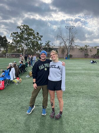 Zoe and Jeff Hunt Zoe and Jeff Hunt at Santa Barbara Invite.