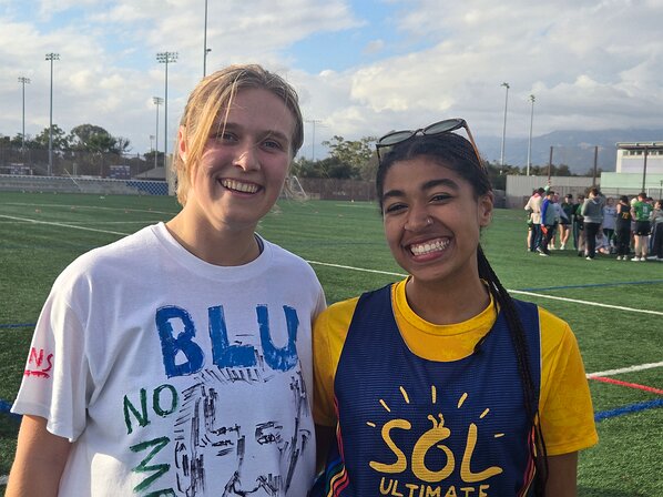 Zoe and Ruby Zoe and Ruby Gholston, who plays for UCSC, at Santa Barbara Invite.