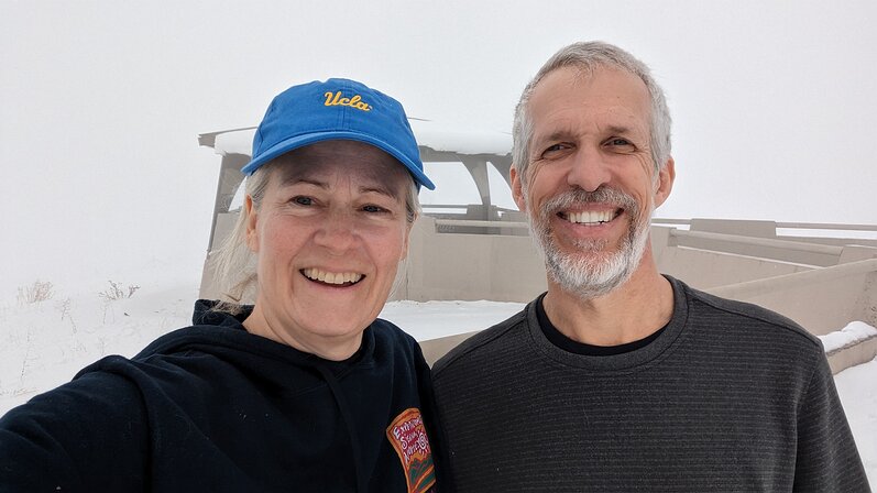 2025-02-09 16.06.35 Pit stop outside of Pendleton, OR as we approached what turned out to be snowy roads that caused a bit of chaos by other drivers and closing I-84 in the...